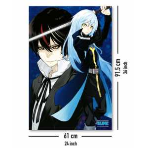 ครั้งนั้นฉันได้กลับมาเกิดเป็นสไลม์ โปสเตอร์ที่มีริมุรุ ตัวละครอนิเมะชื่อดัง - Product Image 2