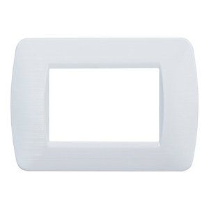 Etroit serie spazio piatto di plastica 3P colore bianco satinato compatibile con Bticino luce vivente-materiali elettrici/ - Product Image 1
