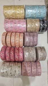 Exquisitos cordones bordados para alta costura y diseños nupciales Encaje bordado de lujo Perfecto para diseñadores de moda - Product Image 4