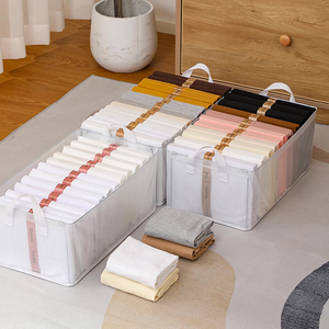 Casa armadio abbigliamento scatola portaoggetti salvaspazio PVC Organizer cesti per vestiti trapunte coperte <span class=keywords><strong>giocattoli</strong></span> - Product Image 4