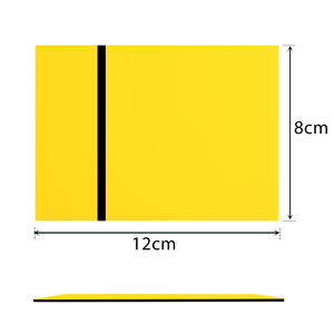 แผ่นอะคริลิกสองสี ขนาด 1.3 มม. สีเหลือง-ดำ (4 ชิ้น) - Product Image 2