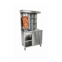 Nouvelle machine à shawarma commerciale Sri Brothers Enterprises, en acier inoxydable, pour doner kebab, grill vertical rotatif, transformation de la viande