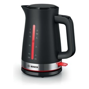 Bouilloire électrique Bosch 1,7 L 2400 W avec arrêt automatique et indicateur de niveau d'eau pour une ébullition rapide - Product Image 1