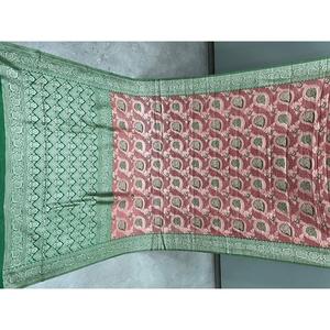 Sari de Seda de Calidad de Exportación, Estilo Tradicional para Mujer, para Bodas, Festivales y Fiestas, a Precio de Mayoreo - Product Image 2