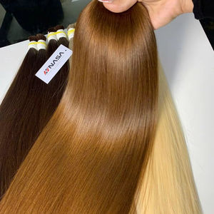 Extensions de cheveux en vrac Produit de vente chaude 2025 Blonde Couleur numéro 18 naturel droit 100% cheveux vietnamiens de haute qualité - Product Image 1