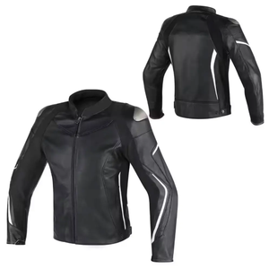 เสื้อแจ็กเก็ตมอเตอร์ไซด์ของผู้หญิงเสื้อแข่งรถมอเตอร์ไซด์หนังแท้ขนาดพิเศษงานตามสั่ง - Product Image 3