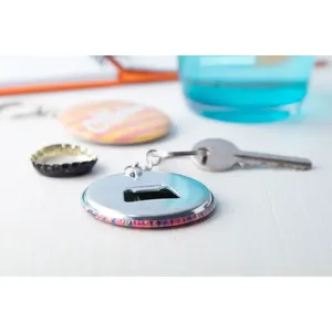 Portachiavi Personalizzato a Forma di Bottiglia, Moschettone Promozionale e Portachiavi per Merchandising - Product Image 4