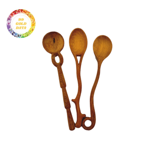 Vente en gros cuillère à soupe en bois écologique cuillère de cuisine de haute qualité à vendre fabriqué au Vietnam - Product Image 5