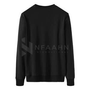 Chemises de survêtement surdimensionnées en strass personnalisés en coton mélangé à la mode Offre Spéciale pour hommes - Product Image 2