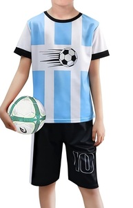 ชุดฟุตบอลชายคุณภาพพรีเมียม เสื้อฟุตบอลสั่งทำพิเศษ แขนสั้น คอวี น้ำหนักเบา ระบายอากาศได้ดี แห้งเร็ว คุณภาพสูง สำหรับกีฬา - Product Image 4