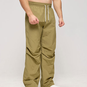 Baggy Nylon <b>Trouser</b> Stylish Streetwear Relaxed Fit Lightweight Everyday Fashion Baggy Nylon <b>Trouser</b> - Product Image 3