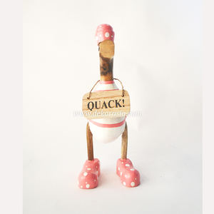 Figurine de canard en bambou artisanat décoratif d'anniversaire de remise de diplôme de mariage écologique pour la décoration intérieure et les cadeaux - Product Image 6