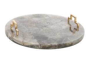 Tradicional mármol personalizado lujo decorativo latón tapa borde botes lujo mármol oro borde bloques diseño creativo - Product Image 3