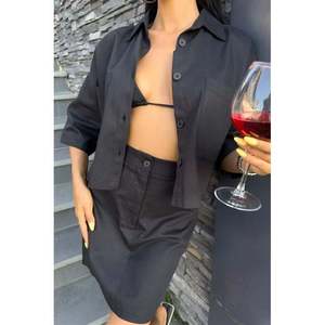 Ensemble jupe et haut Naomi Gabardine 9740-08 avec haut à manches trois quarts - Product Image 1