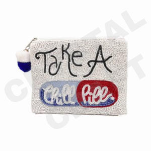 Pochette à monnaie perlée Mardi Gras belle pochette à monnaie perlée personnalisée portefeuille pour femmes pochette à monnaie à la mode avec - Product Image 3