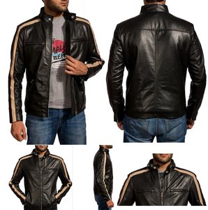 Chaqueta Safari de Cuero Genuino para Hombre, de Alta Calidad, Personalizada, para Invierno, con Forro de Piel de Oveja, Impermeable, Tallas Grandes, Cierre de Cremallera, Hecha en Pakistán - Product Image 5