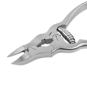 Coupe-ongles incurvé en acier au carbone de 15,5 cm à double levier et coupe-ongles épais |   Coupe-ongles pour les pieds |   Outil professionnel de pédicure - Product Image 4