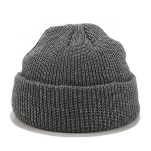 Bonnets en tricot, chapeaux personnalisés avec logo et étiquette en cuir, vente en gros, matière acrylique confortable, bonnets unisexes en gros - Product Image 4