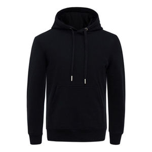 2025 nouveau printemps et automne 21 couleurs plaine pull à capuche logo personnalisé imprimé blanc couleur Pure unisexe hommes basiques à capuche - Product Image 2