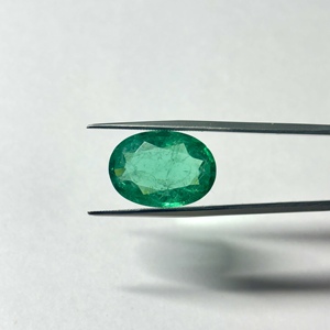 Esmeralda Sintética de Laboratorio con Corte Ovalado, Piedra Suelta de Alta Calidad al por Mayor, Cristal de Vidrio de 4x6 a 30x40 mm para la Fabricación de Joyas - Product Image 3