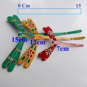Jouet d'équilibrage en bois libellule en bambou fait à la main écologique Vietnam artisanat traditionnel Souvenir décoration de la maison - Product Image 5