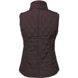 Latest Design Puffer Vest Warm <b>Long</b> Zipper Custom Outerwear Sleeveless Quilted Padded Coat <b>Women</b> Equestrian <b>Gilets</b> Puffer Vests - Product Image 4