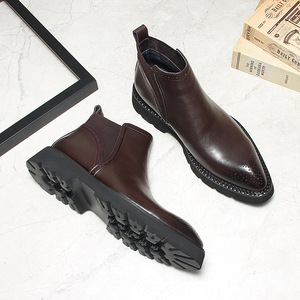 Zapatos de Negocios de Cuero Genuino con Suela Resistente al Desgaste y Plantilla Transpirable, Zapatos Formales para Hombre, Zapatos de Oficina - Product Image 2