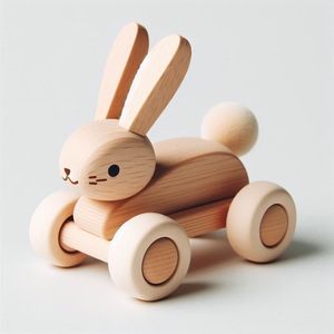 ของเล่นวอล์คเกอร์ไม้แฮนด์เมดสำหรับเด็กเหมาะสำหรับการเดินและเล่นในช่วงต้น - Product Image 3