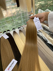Extensions de cheveux en vrac Produit de vente chaud 2025 couleurs blondes foncées Haute qualité Double dessiné - Product Image 4