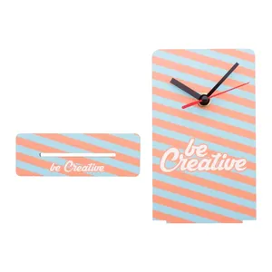 BeTime Personalized Wooden <b>Desk</b> <b>Clock</b> Elegant Merchandising for Your Workspace - Product Image 6