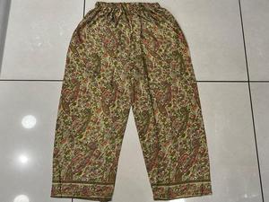 Boho Hippie Silk Pant, <b>Women</b> Comfortable Yoga <b>Trouser</b> Silk Pant, Bohemian Floral Printed Silk Loose Palazzo Pant for <b>Women</b>. - Product Image 3