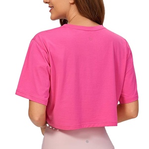 Top Corto de Mujer de Alta Calidad, Nuevo y Elegante, Transpirable, Diseño Sólido Único, Precio al por Mayor - Product Image 2