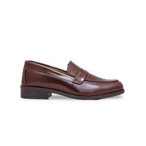 รองเท้าหนังนิ่มทางการสำหรับเด็กผู้ชาย KD2393ตู้ของเด็กสีน้ำตาล - Product Image 4