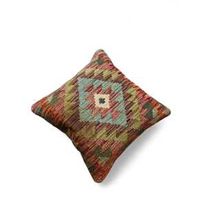 Afghan Kilim 45 X 45 cm Cushion Cover Elegant <b>Seat</b> <b>Pillows</b> & <b>Pillow</b> Covers for Comfort & Style - Product Image 4