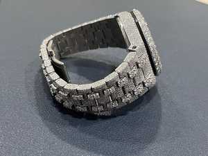 Montre personnalisée Hiphop en or, montre-bracelet de luxe pour homme, sertie de diamants VVS Moissanite, montres mécaniques pour femme, montre Moissanite - Product Image 2