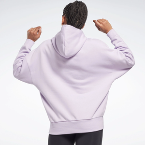Hoodie décontracté et tendance pour femme, personnalisé, en polyester/coton tissé écologique et respirant, à manches chauve-souris, coupe ample et couleur unie - Product Image 6
