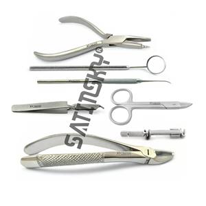 Kit de plateau d'installation orthodontique Gamme de pinces TC Base de qualité allemande des instruments dentaires Instruments de qualité supérieure de haute qualité - Product Image 6