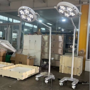 <span class=keywords><strong>Lampe</strong></span> d'examen chirurgical <span class=keywords><strong>LED</strong></span> mobile verticale LKLED500Y 60000Lux 30 perles Osram pour usage médical, hospitalier et dentaire - Product Image 4
