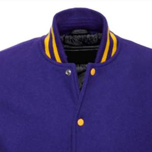 Vestes de baseball en laine et broderie personnalisée pour hommes, vintage, vierges, manches en cuir orange, veste universitaire, vestes pour hommes - Product Image 3