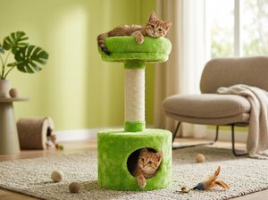 Casa de ensueño Fiona Fresh Green Oasis Cat Dreaming Cottage - Product Image 3
