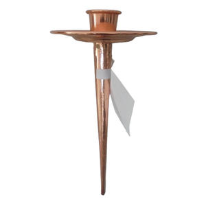 Bougeoir en métal noir mat pour la décoration de la maison bougeoir en PC pour la décoration de salon de mariage faite à la main en vrac - Product Image 2