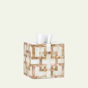 กล่องทิชชู่ฝังมุก & กระดูกสำหรับตกแต่งโต๊ะและอุปกรณ์เสริมสำหรับบ้านและโรงแรม - Product Image 1