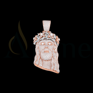 Hip Hop 925 plata esterlina Moissanite diamante colgante collares para hombres alta moda diseños de joyería personalizada - Product Image 1