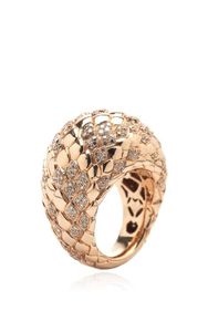 Bague de luxe tendance pour femme en or 18 carats plaqué or, sertie d'un diamant de laboratoire Moissanite bleu taille brillant style paon royal, certifiée IGI - Product Image 4