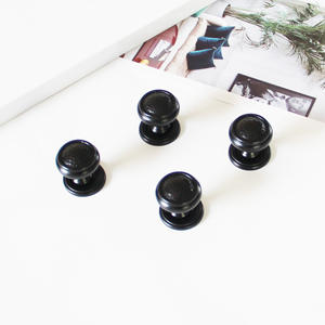 Contemporary <b>Black</b> Zinc Alloy Cabinet <b>Knobs</b> Drawer Pulls Handles Office Building Wardrobe Dresser Furniture Hardware Durable - Product Image 1