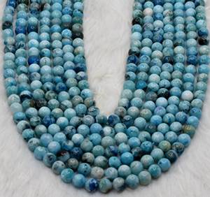 Perles rondes polies naturelles d'aragonite de qualité supérieure de 8 mm, très demandées en gros, pour la méditation et la bijouterie tendance - Product Image 6