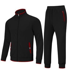 Vente en gros Vêtements de ville unis personnalisés Ensembles de jogging Vêtements de sport Pantalons de survêtement et vestes Ensemble de survêtements imprimés pour hommes - Product Image 1