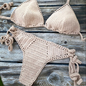 Best Selling 2023 <b>Crochet</b> Brazilian Bohemian Bikini <b>Set</b> - Product Image 1