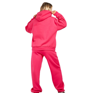 Survêtements d'hiver pour femmes, 100% coton, grande taille, logo personnalisé imprimé, strass, décontractés, effet délavé, respirants, séchage rapide, légers - Product Image 4