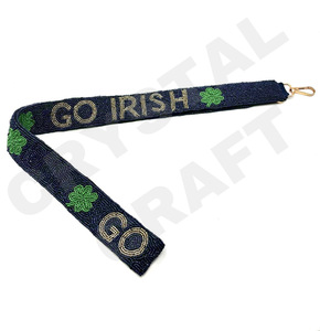 Texas Tech personalizado oro blanco semilla bolsa de cuentas correas 'Hook Em Horns' accesorio de moda correa de monedero con cuentas - Product Image 6